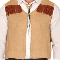 Gilet d'indien ou de cowboy avec franges pour adulte