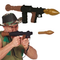 Bazooka avec 2 projectiles de 50 cm