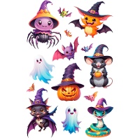 Autocollants amusants pour Halloween