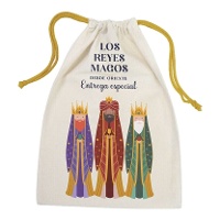 Sac cadeau de 34 x 25 x 1 cm des Rois Mages - 1 unité