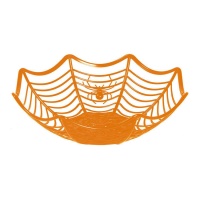 Bol toile d'araignée orange de 28 cm