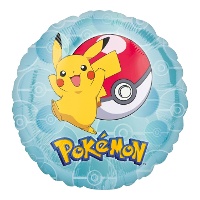 Ballon Pokémon Go bleu de 43 cm