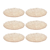 Assiette de 21 cm ambre - Vivalto - 6 unités