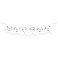 Guirlande Mon Premier Communion Feuilles de 4,00 m