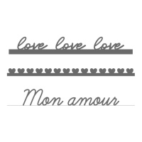 Matrices de découpe bords love - Artemio - 3 unités