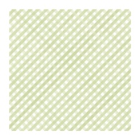 Papier Vellum à carreaux Vichy vert pomme de 30,5 x 30,5 cm - Artis decor - 3 unités