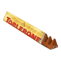 Toblerone de chocolat au lait avec miel et nougat - 35 gr