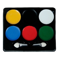 Palette de maquillage - 6 couleurs assorties