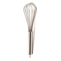 Fouet de 35 cm en acier inoxydable - Decora