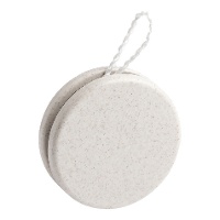 Yoyo en bambou couleur naturelle - 1 unité