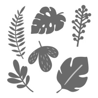 Matrices de feuilles tropicales - Artemio - 6 unités