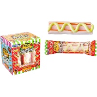 Guimauves en forme de hot-dog 18 g - 20 unités