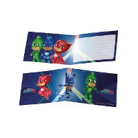 Invitations de PJ Masks - 6 unités