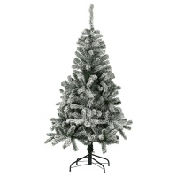 Arbre de Noël Alaska enneigé de 2,10 m