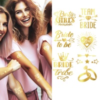 Tatouages temporaires « Bride to be »