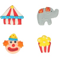 Figures de sucre de Cirque - 8 unités