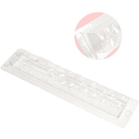 Moule en plastique pour nougat et chocolat de 25 x 3,5 cm aspect pierre