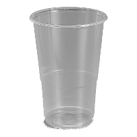Verres en plastique transparent de 300 ml - 100 unités