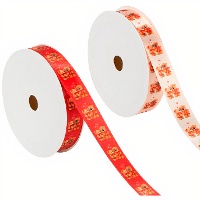 Ruban décoratif « Ours amoureux » - 1,6 cm x 5 m - 1 pièce