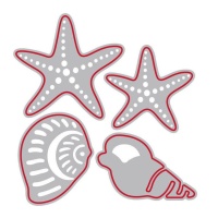 Matrices de découpe d'été et plage Zag - Misskuty - 4 unités