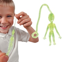 Alien en silicone à lancer