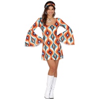 Costume des années 70 hippie classique pour femme
