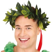 Couronne de laurier verte