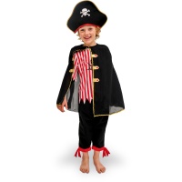 Déguisement de pirate classique avec cape pour enfant