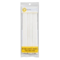 Bâtons pour sucettes de 20 cm - Wilton - 25 unités