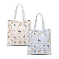 Sac en tissu à motifs de chiens - 1 unité