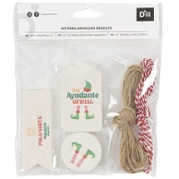 Étiquettes pour cadeaux d'elfe - 25 pièces