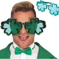 Lunettes trèfle géantes pour la Saint-Patrick