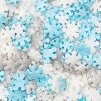 Flocons de neige en sucre 25 gr - PME