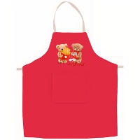 Tablier « Oursons amoureux »