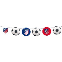 Guirlande Atlético de Madrid - écussons et ballons (12 pièces)