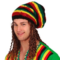 Bonnet rasta multicolore