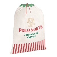 Sac de cadeaux du Pôle Nord 75 x 50 cm