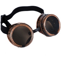 Lunettes steampunk à effet vieilli