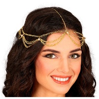 Bandeau doré en métal