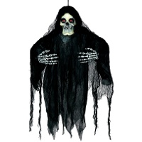 Pendentif de squelette avec lumière, son et mouvement de 1,20 m