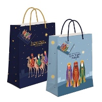 Sac cadeau 14 x 11,5 x 6,7 cm des Rois Mages - 1 pc.