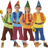 Costume d'enfant nain en couleurs