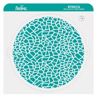 Pochoir texturé 25 cm