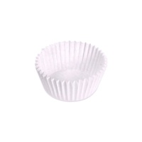 Capsules pour cupcakes blanches de 5,2 cm - 72 unités