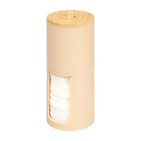 Distributeur double pour disques et cotons-tiges