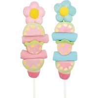 Brochette de nuage de fleurs de 40 g - 1 unité