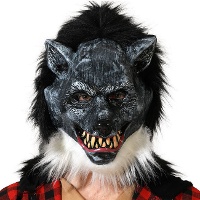 Masque de loup-garou sombre