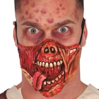 Demi-masque de zombie