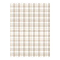 Papier cartonné à carreaux beige de 32 x 43,5 cm - Artis decor - 5 unités