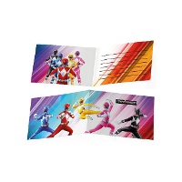 Invitations Power Rangers - 6 unités
